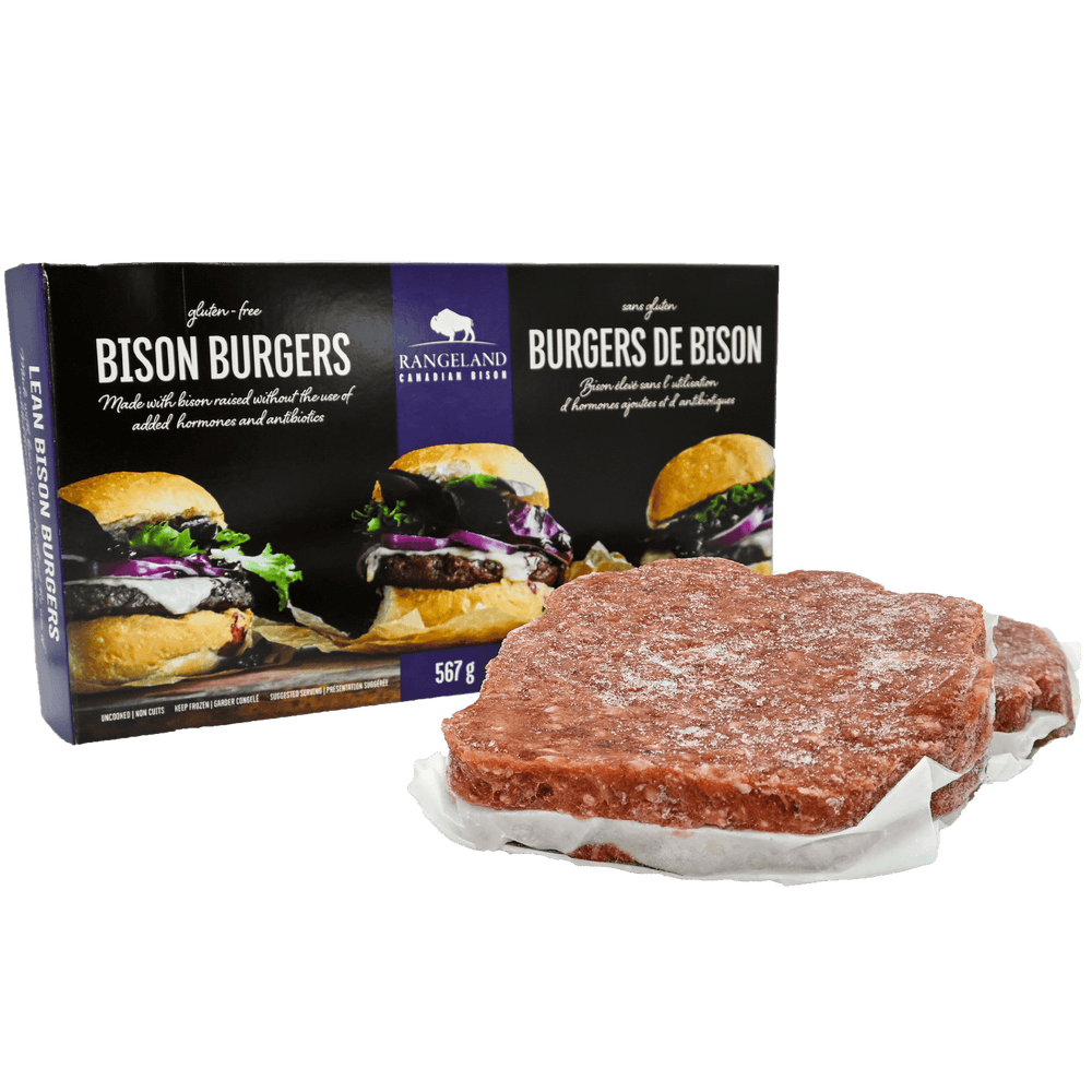 Gluten-free 5oz Seasoned Bison Burger - Rangeland Premium Steaks